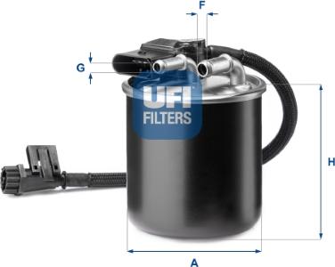 UFI 24.193.00 - Filter za gorivo www.molydon.hr