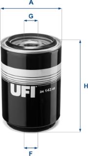 UFI 24.143.00 - Filter za gorivo www.molydon.hr