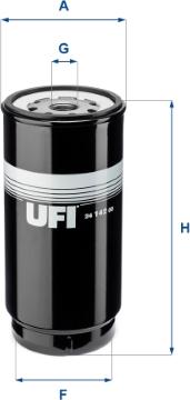 UFI 24.142.00 - Filter za gorivo www.molydon.hr