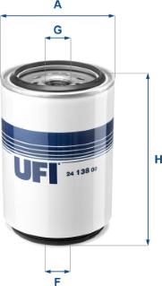 UFI 24.138.00 - Filter za gorivo www.molydon.hr