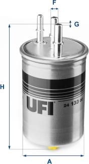 UFI 24.133.00 - Filter za gorivo www.molydon.hr