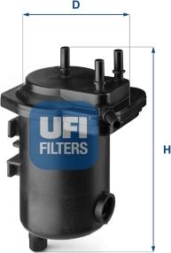 UFI 24.132.00 - Filter za gorivo www.molydon.hr