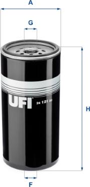 UFI 24.121.00 - Filter za gorivo www.molydon.hr