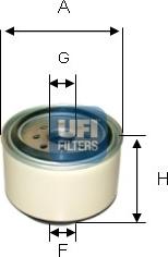 UFI 24.338.00 - Filter za gorivo www.molydon.hr