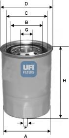 UFI 24.339.00 - Filter za gorivo www.molydon.hr