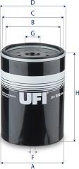 UFI 24.256.00 - Filter za gorivo www.molydon.hr