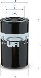 UFI 24.257.00 - Filter za gorivo www.molydon.hr