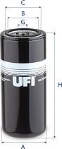 UFI 24.274.00 - Filter za gorivo www.molydon.hr