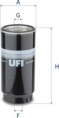 UFI 24.273.00 - Filter za gorivo www.molydon.hr