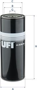 UFI 24.A29.00 - Filter za gorivo www.molydon.hr