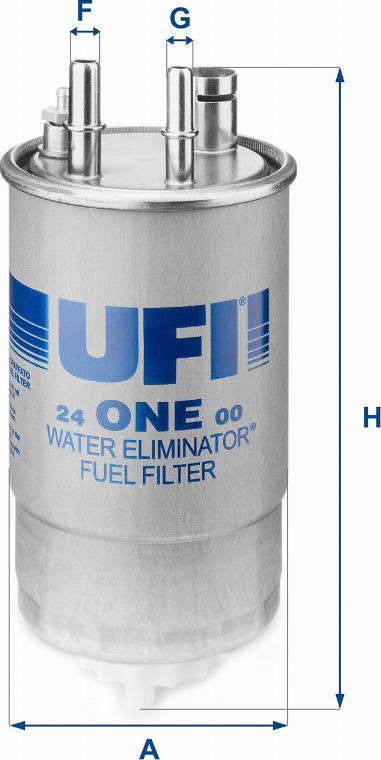 UFI 24.ONE.00 - Filter za gorivo www.molydon.hr
