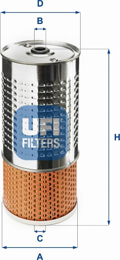 UFI 25.499.00 - Filter za ulje www.molydon.hr