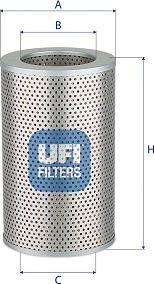 UFI 25.463.00 - Filter za ulje www.molydon.hr