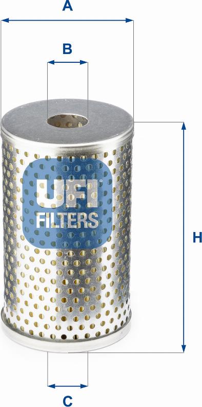 UFI 25.402.01 - Filter za ulje www.molydon.hr