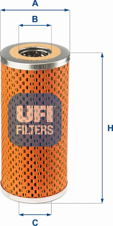 UFI 25.407.01 - Filter za ulje www.molydon.hr