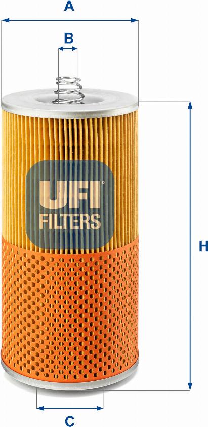 UFI 25.423.01 - Filter za ulje www.molydon.hr