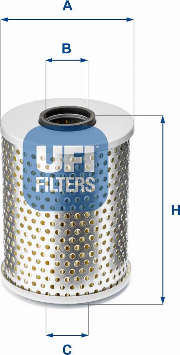 UFI 25.548.00 - Filter za ulje www.molydon.hr