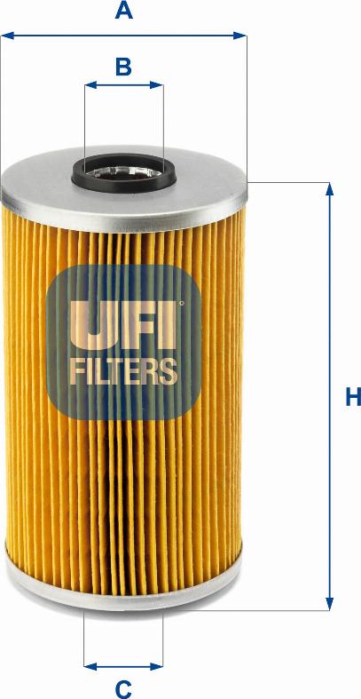 UFI 25.555.00 - Filter za ulje www.molydon.hr