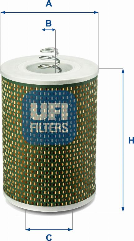 UFI 25.505.00 - Filter za ulje www.molydon.hr