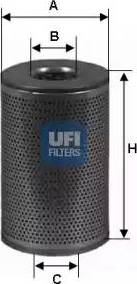 UFI 25.578.00 - Filter za ulje www.molydon.hr