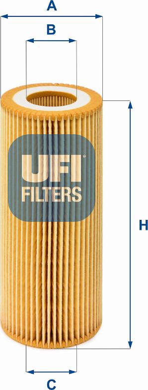 UFI 25.048.00 - Filter za ulje www.molydon.hr