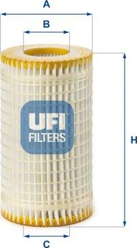 UFI 25.059.00 - Filter za ulje www.molydon.hr