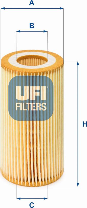 UFI 25.001.00 - Filter za ulje www.molydon.hr
