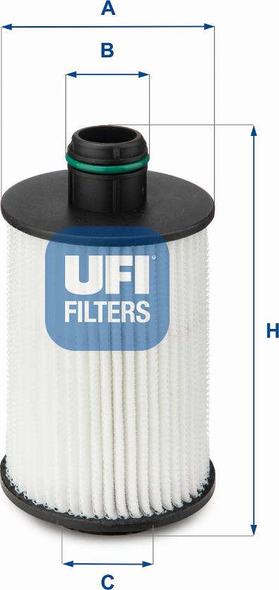 UFI 25.088.00 - Filter za ulje www.molydon.hr