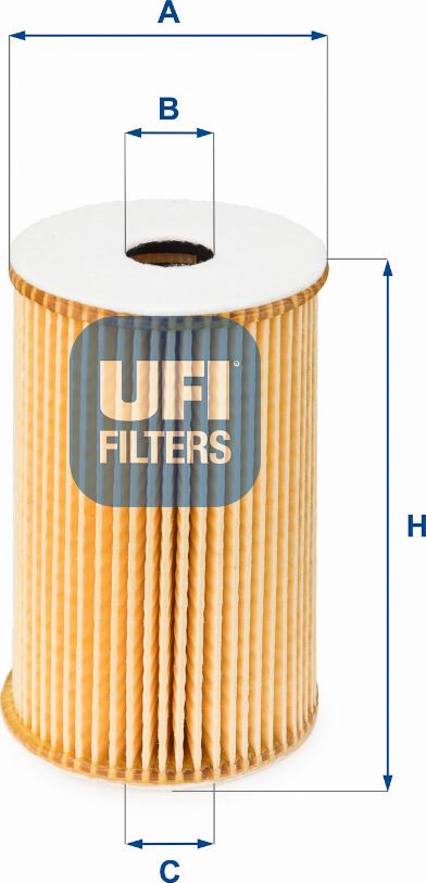 UFI 25.029.00 - Filter za ulje www.molydon.hr