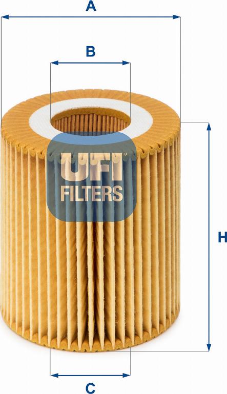 UFI 25.028.00 - Filter za ulje www.molydon.hr