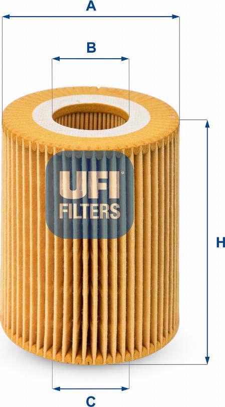 UFI 25.027.00 - Filter za ulje www.molydon.hr