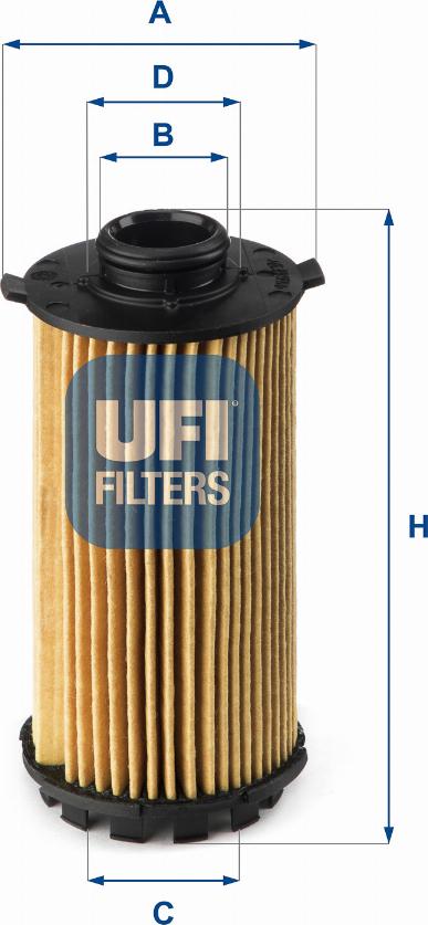 UFI 25.149.00 - Filter za ulje www.molydon.hr