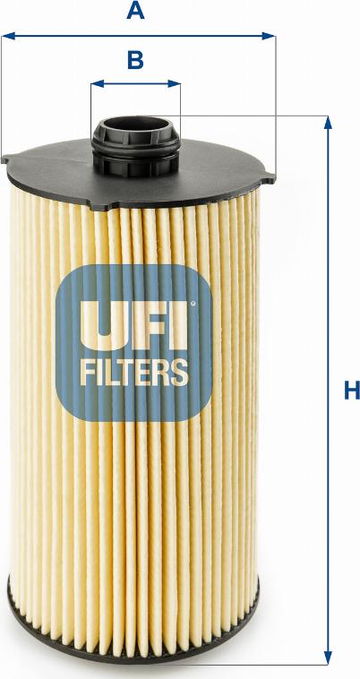 UFI 25.102.00 - Filter za ulje www.molydon.hr