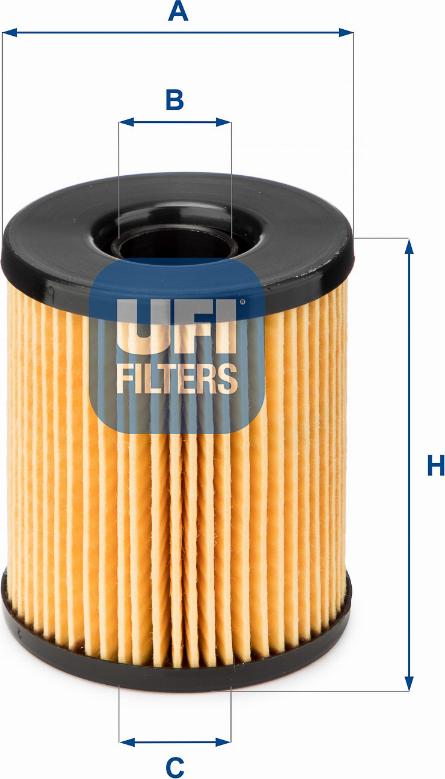 UFI 25.115.00 - Filter za ulje www.molydon.hr