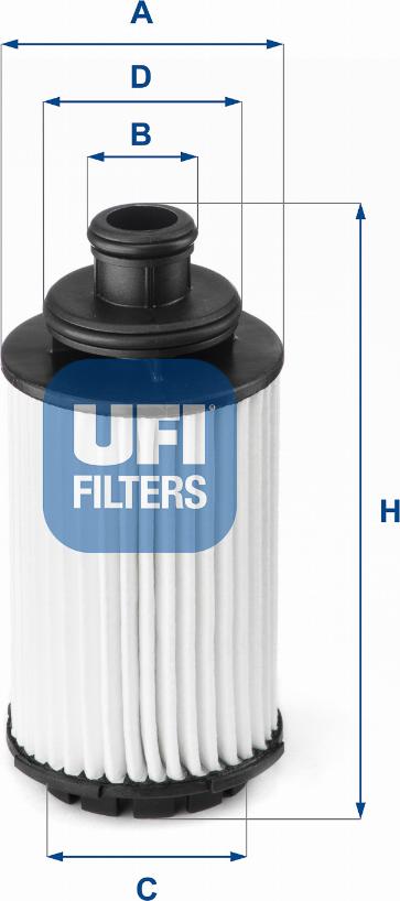 UFI 25.118.00 - Filter za ulje www.molydon.hr