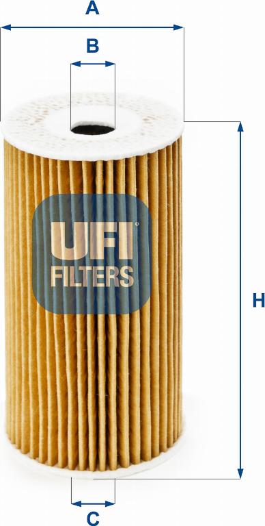 UFI 25.186.00 - Filter za ulje www.molydon.hr