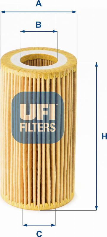 UFI 25.180.00 - Filter za ulje www.molydon.hr