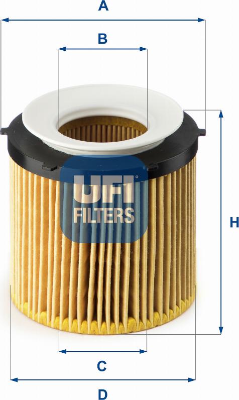 UFI 25.179.00 - Filter za ulje www.molydon.hr