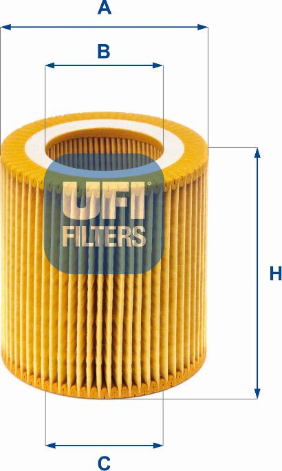 UFI 25.171.00 - Filter za ulje www.molydon.hr