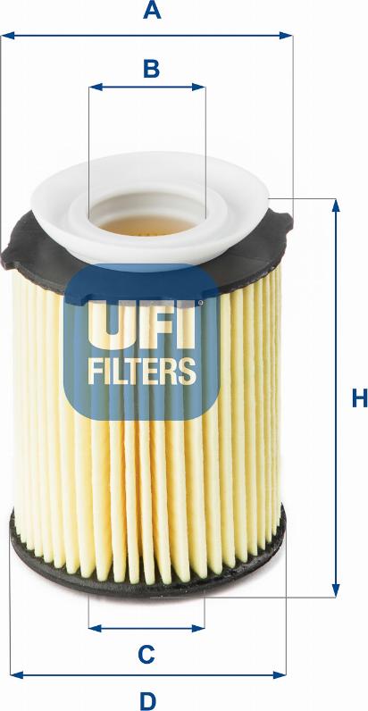 UFI 25.178.00 - Filter za ulje www.molydon.hr