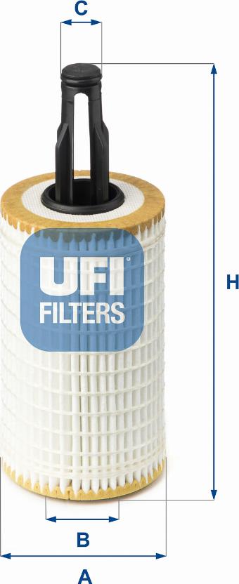 UFI 25.172.00 - Filter za ulje www.molydon.hr