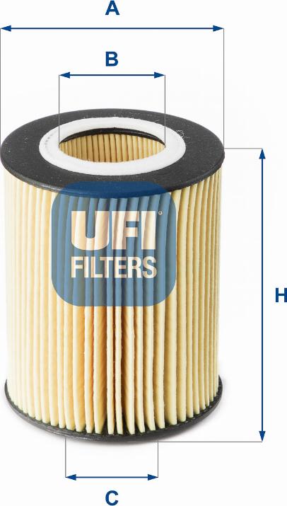 UFI 25.177.00 - Filter za ulje www.molydon.hr