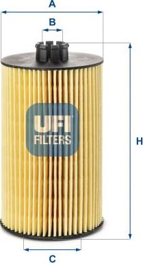 UFI 25.245.00 - Filter za ulje www.molydon.hr