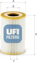 UFI 25.247.00 - Filter za ulje www.molydon.hr