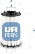 UFI 25.259.00 - Filter za ulje www.molydon.hr