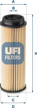 UFI 25.252.00 - Filter za ulje www.molydon.hr