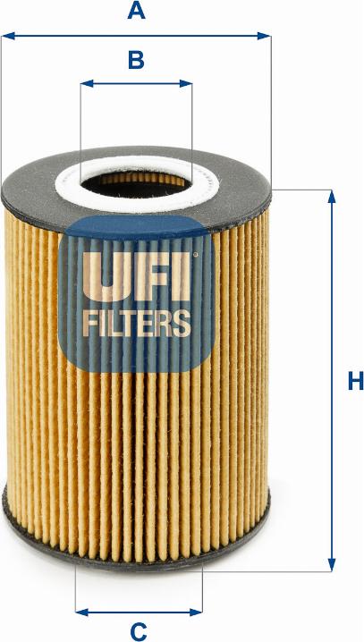 UFI 25.210.00 - Filter za ulje www.molydon.hr