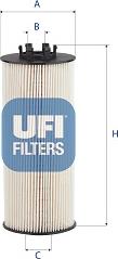 UFI 25.282.00 - Filter za ulje www.molydon.hr