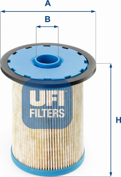 UFI 26.693.00 - Filter za gorivo www.molydon.hr