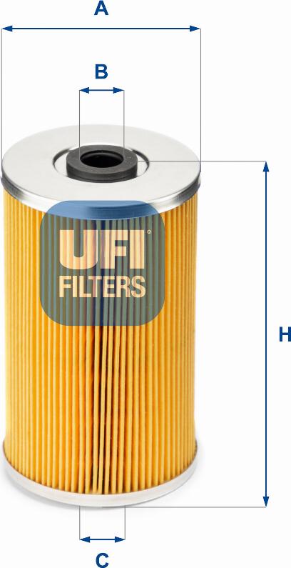 UFI 26.609.00 - Filter za gorivo www.molydon.hr